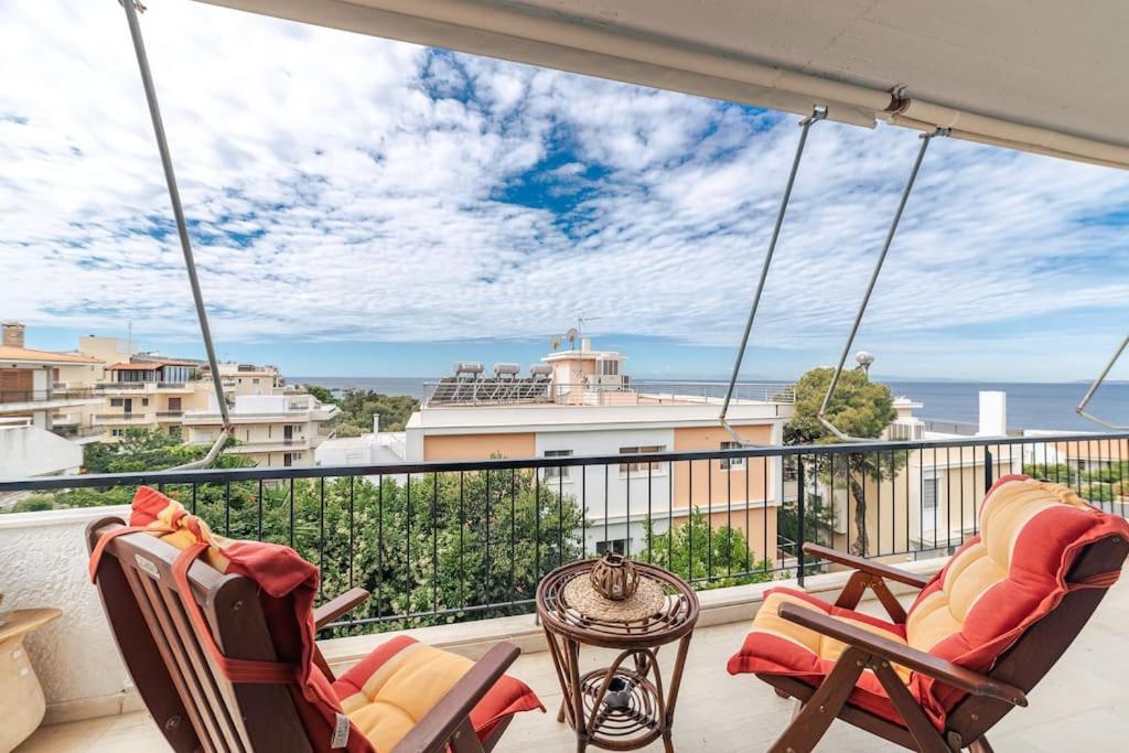 Seaside Escape Apartment Saronida Экстерьер фото